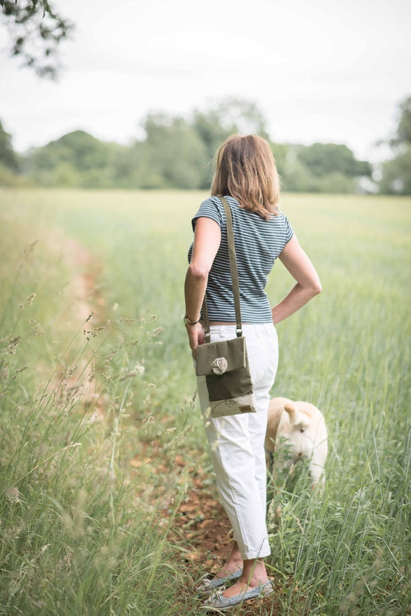 Ella handbag - Fern Canvas