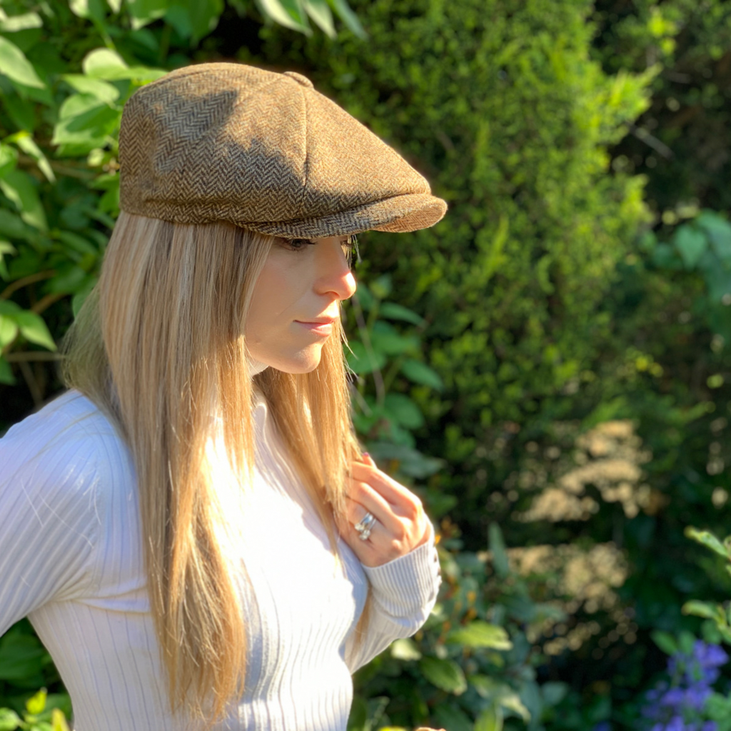 Baker boy top hat brown