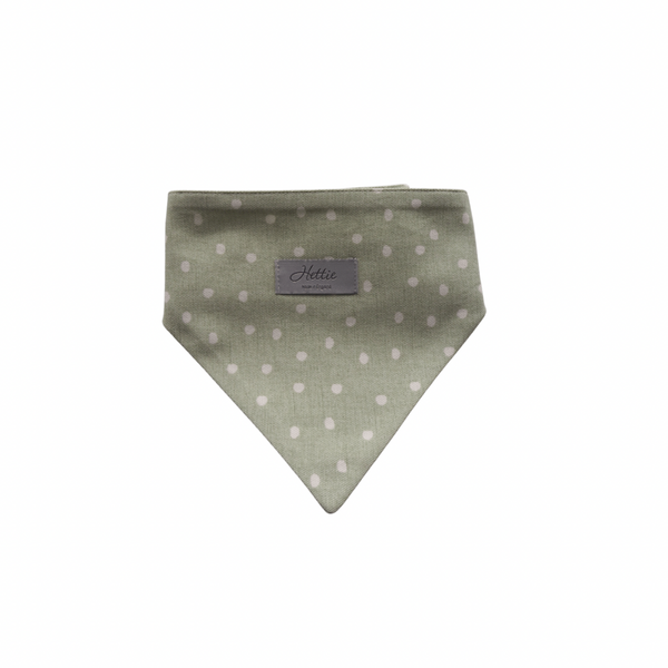 Charlie Dog Bandana - green spot