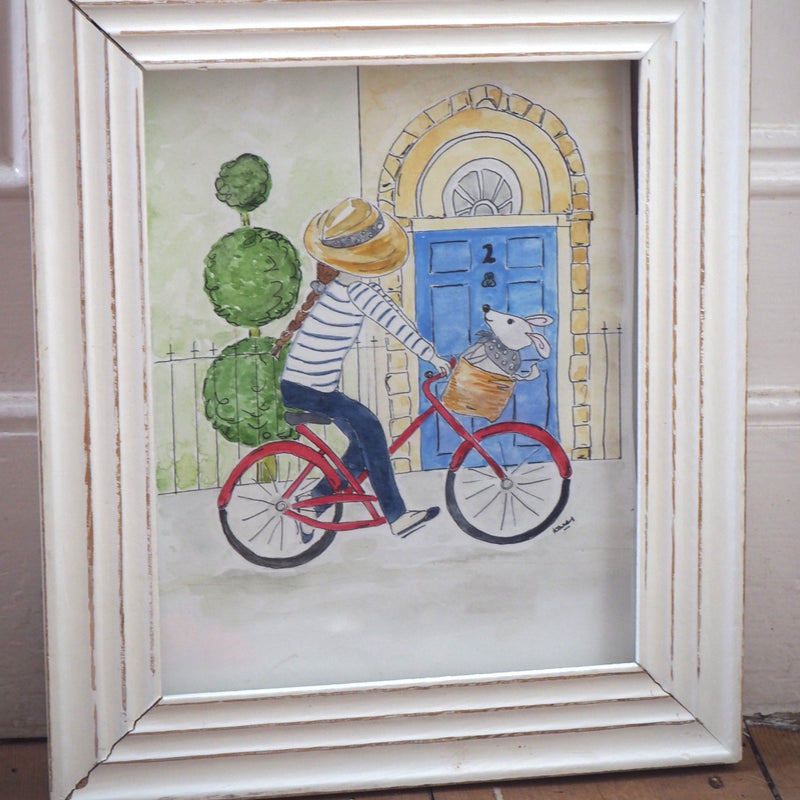 Hettie art print " Out for a spin "