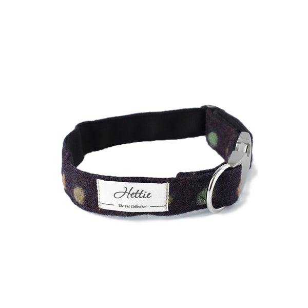 Dog Collar - Multispot Wine