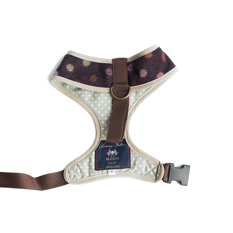 Scooby Dog Harness - Multispot Wine