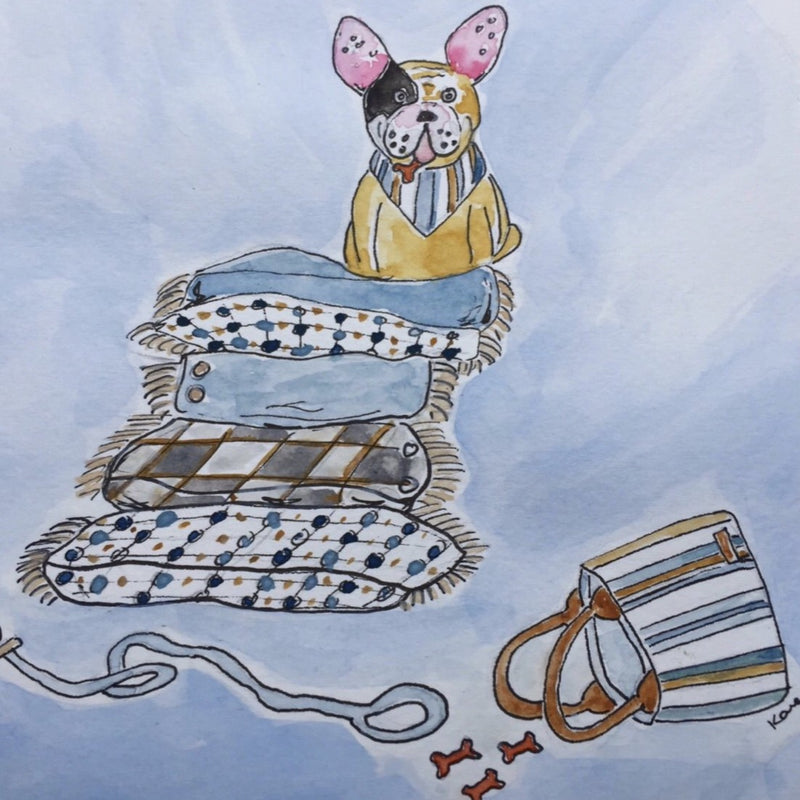 Hettie Art print " Creature comforts"