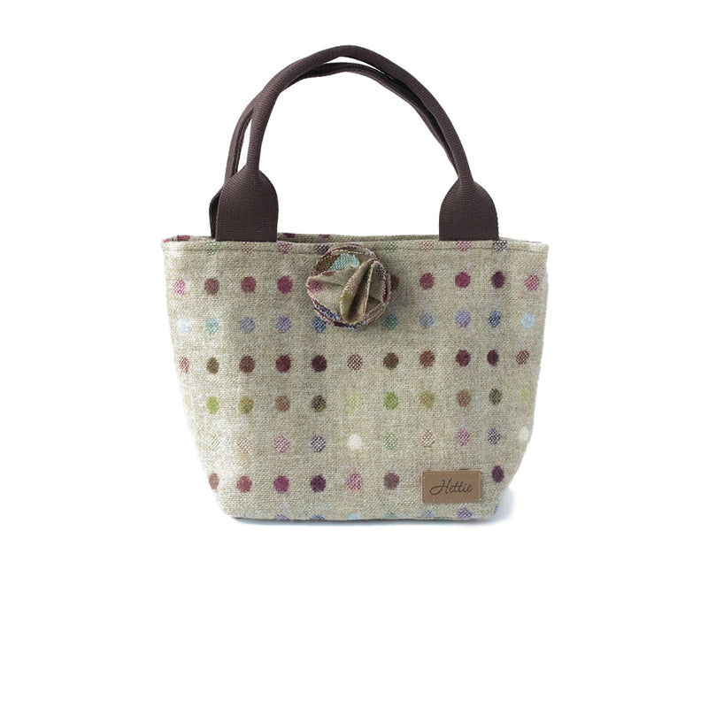 Hettie handbag  - Multispot Lime