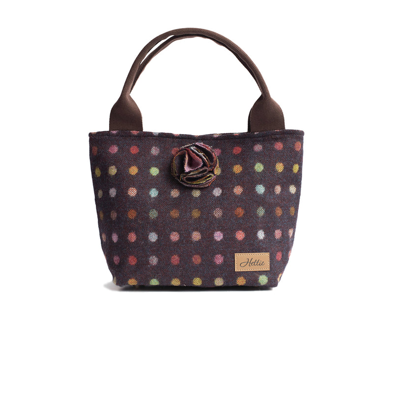 Hettie handbag  - Multispot Wine