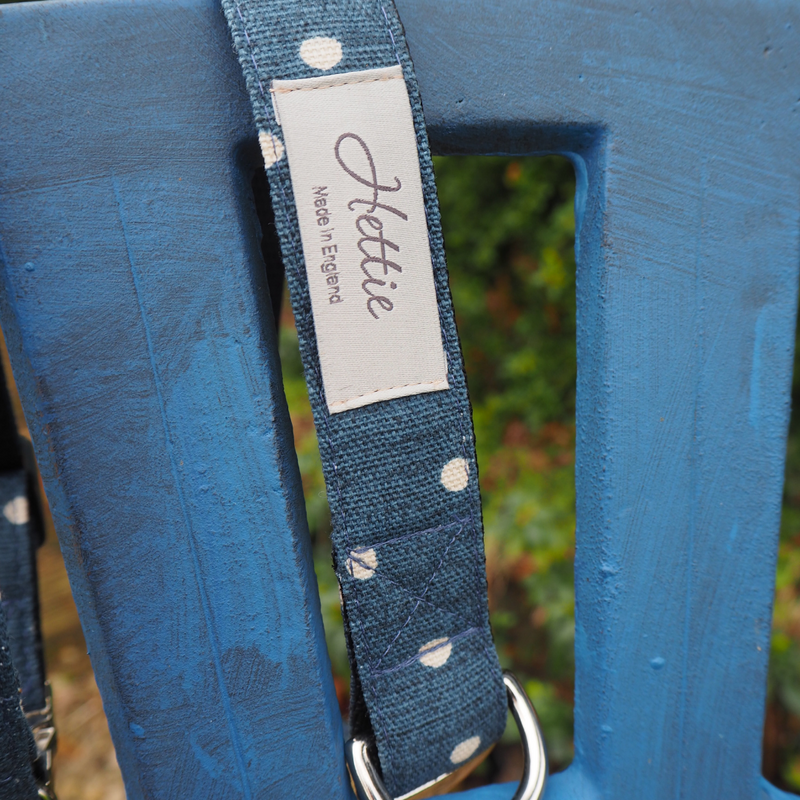 Dog Collar - denim spot