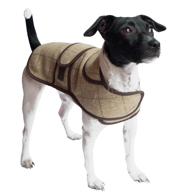 Jasper Dog Coat - Slate Oatmeal