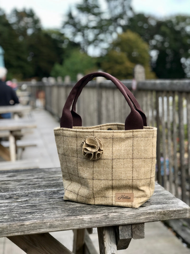 Hettie handbag  - Slate Oatmeal