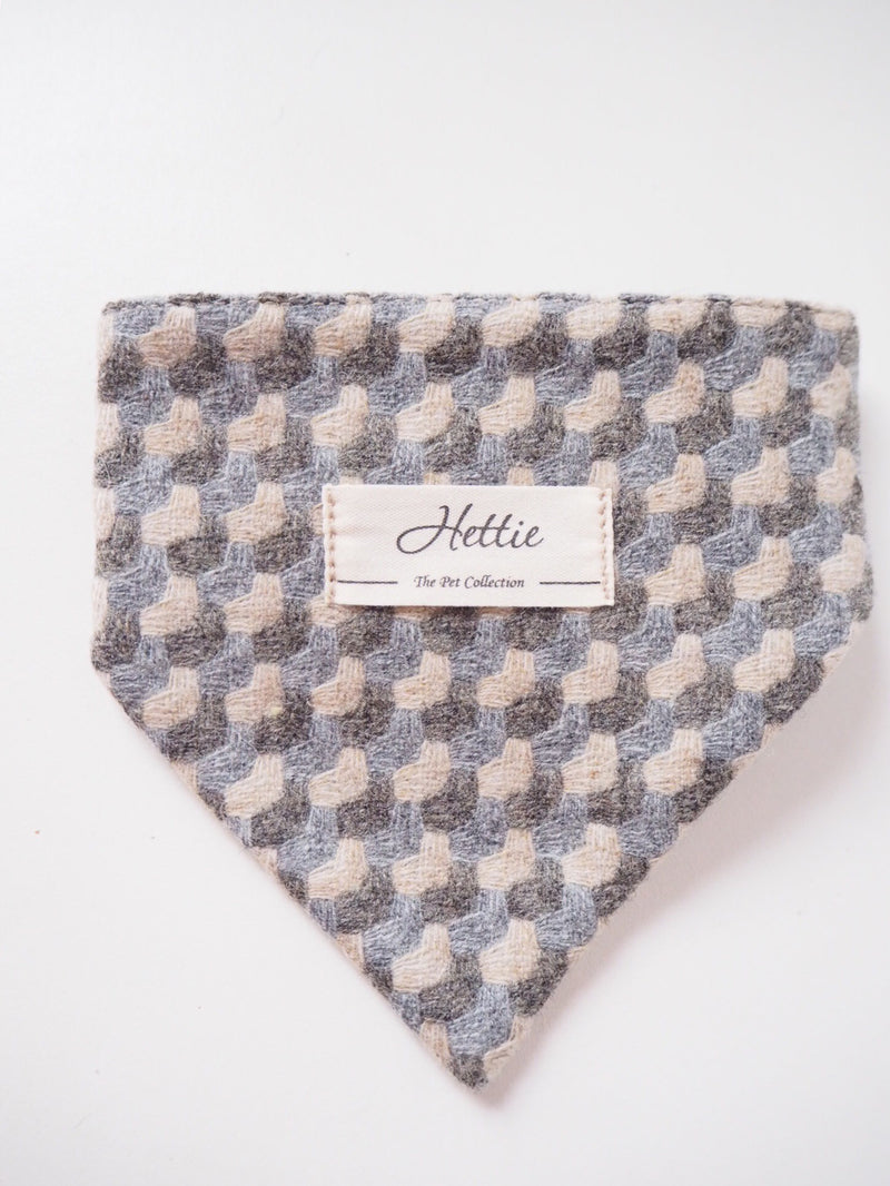 Charlie Dog Bandana - Holborn Taupe