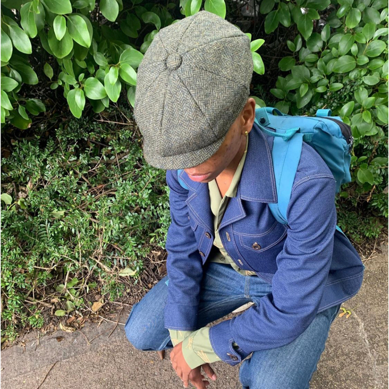 Baker boy hat forest